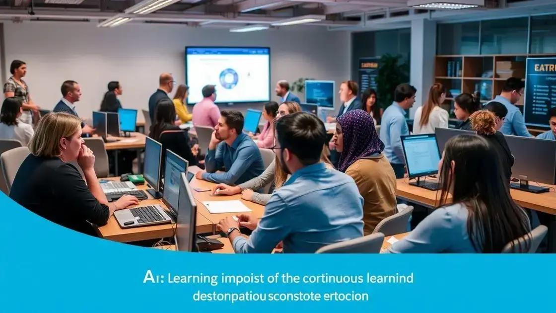 capacitação e aprendizado contínuo