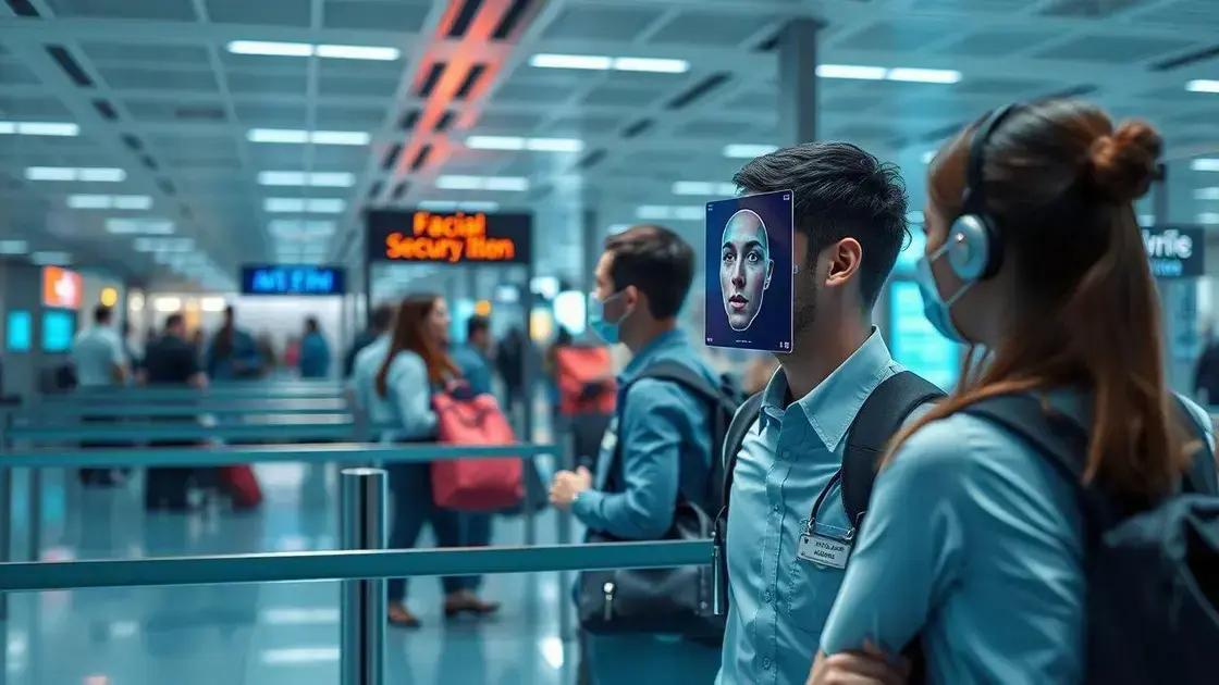 como a biometria facial é usada em aeroportos