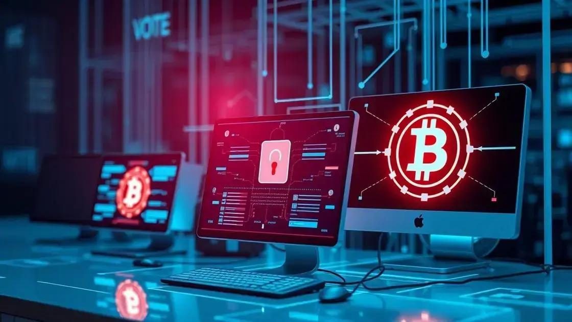 como a blockchain garante a segurança no voto