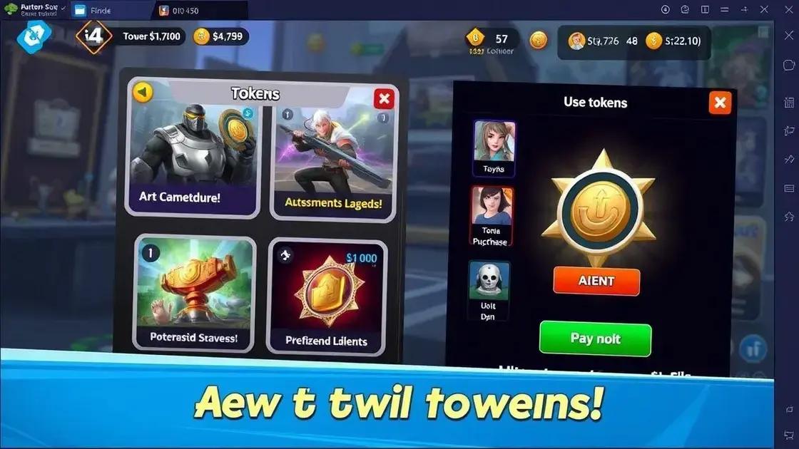 Como adquirir e usar tokens