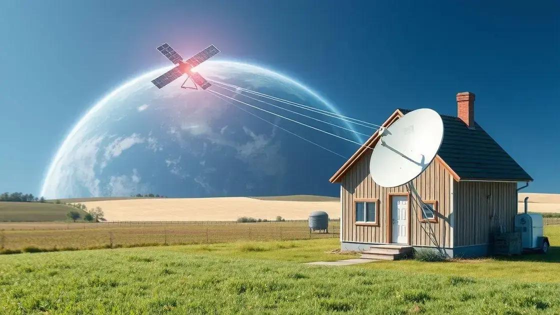 Como funciona a internet via satélite?