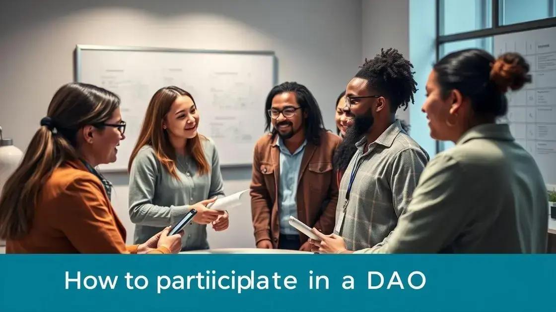 como participar efetivamente em uma DAO