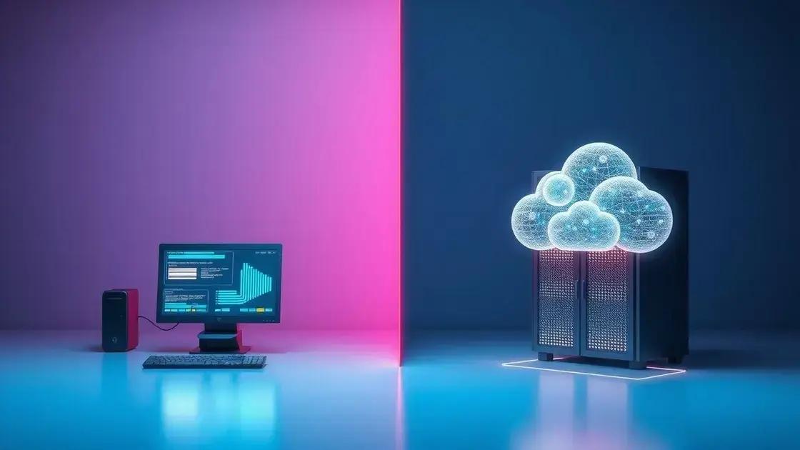 Comparação entre edge computing e cloud computing