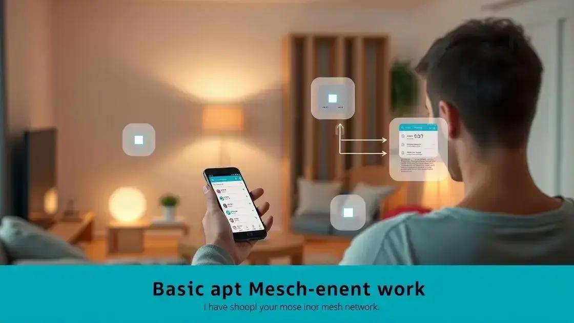 configuração básica de redes mesh