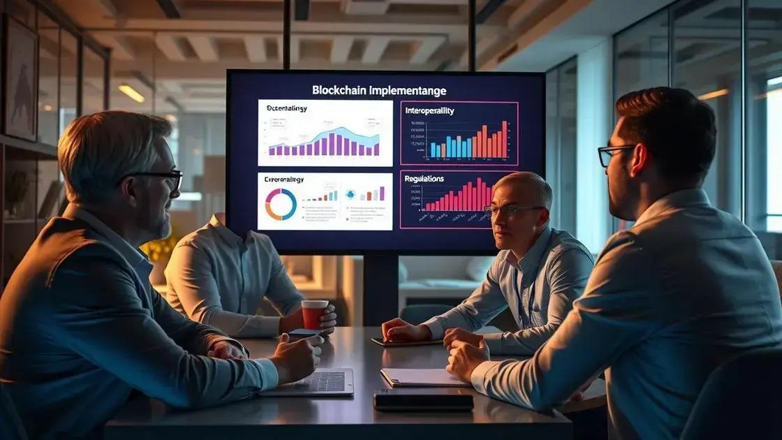 desafios na implementação do blockchain
