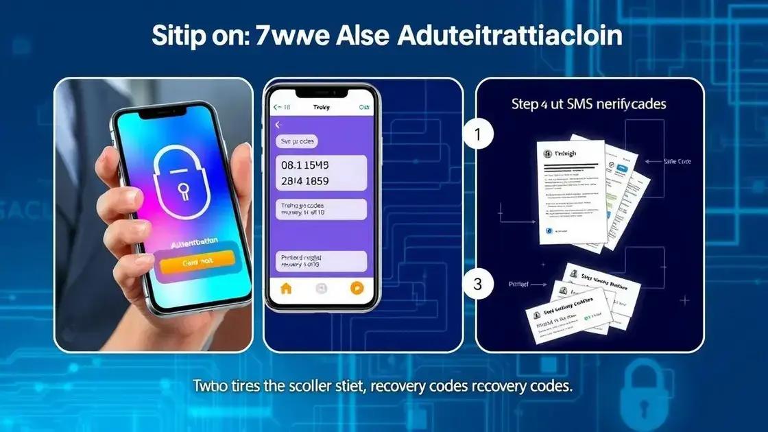 Dicas para configurar autenticação 2FA