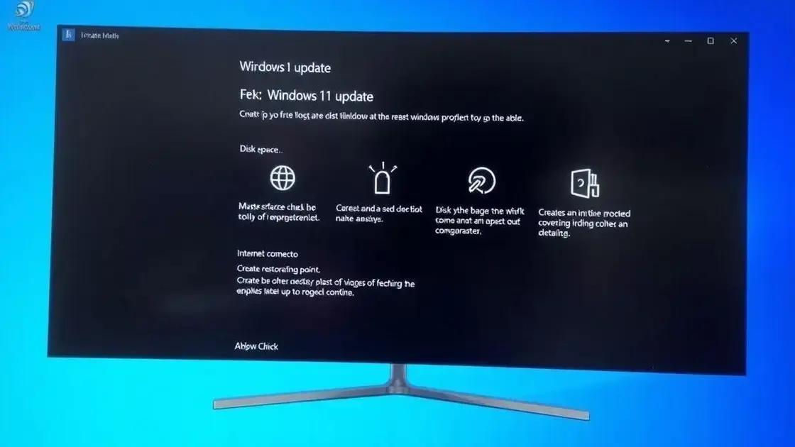 Dicas para instalar a atualização