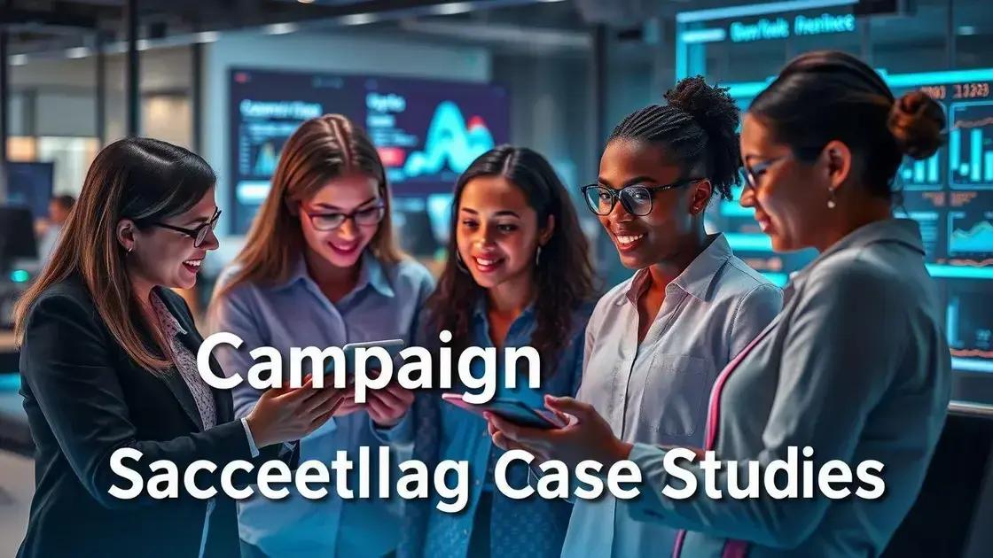 Estudos de caso sobre sucesso em campanhas