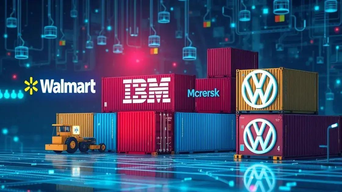 exemplos de empresas que utilizam blockchain