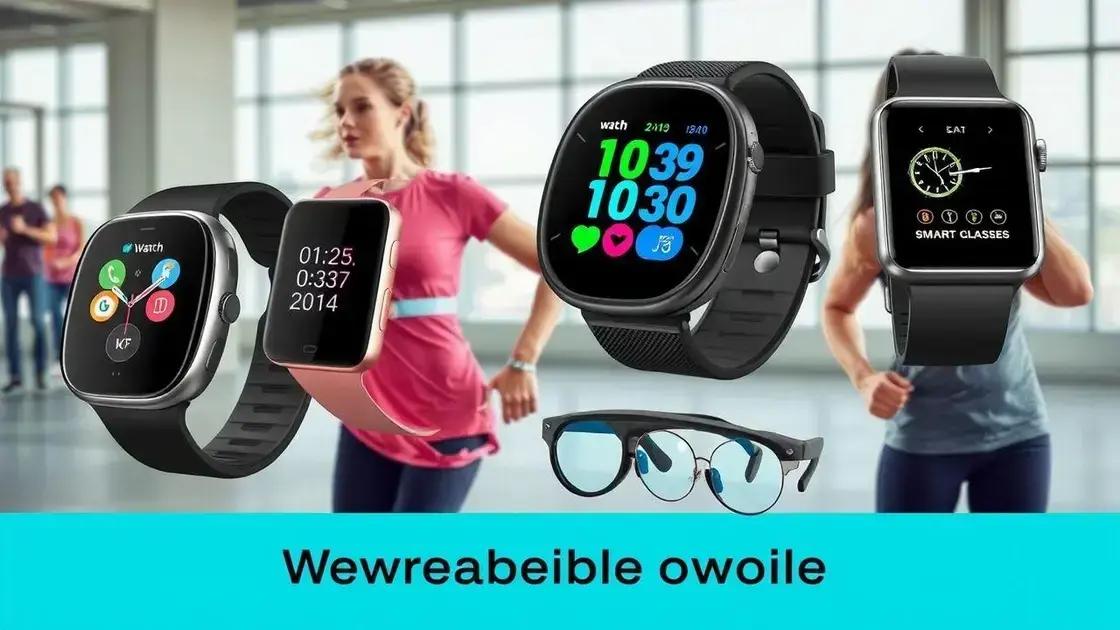 exemplos de wearables populares