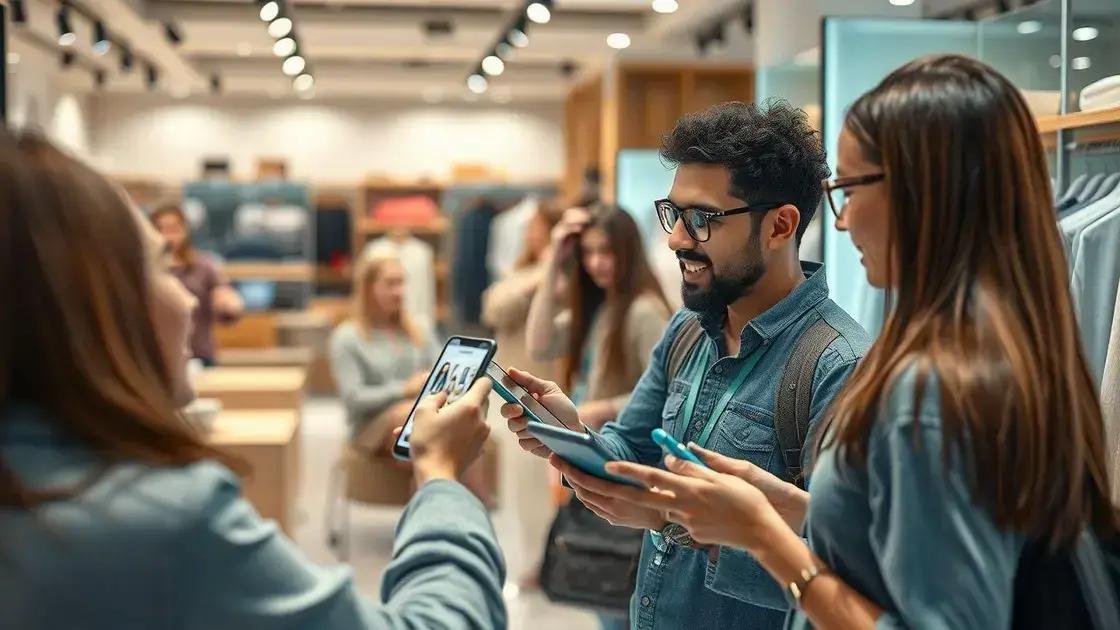 Experiências do cliente com realidade aumentada