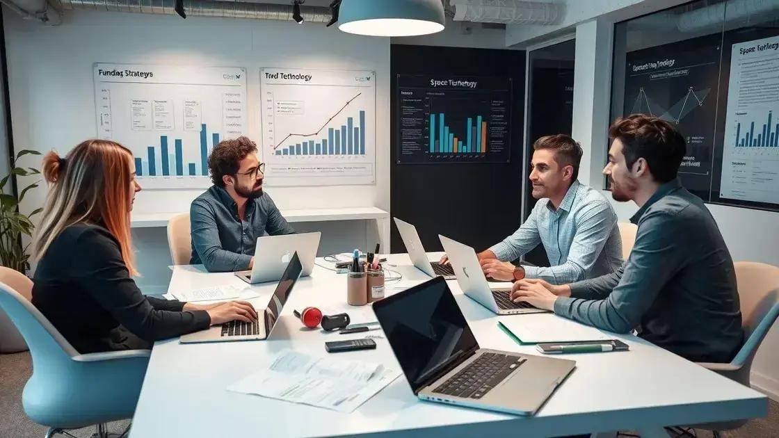 Financiamento e recursos disponíveis para startups espaciais