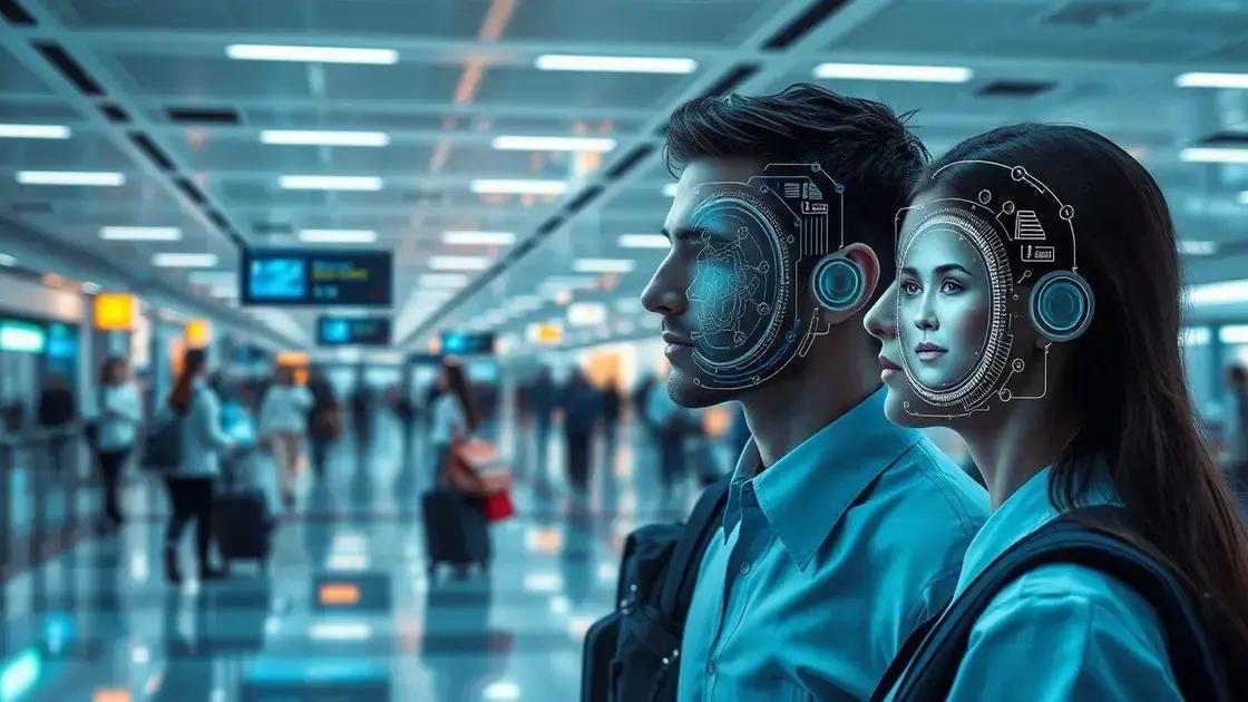 futuro da biometria facial em viagens aéreas