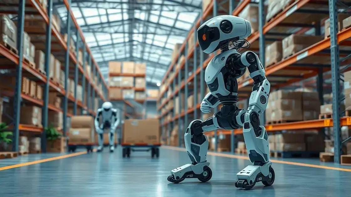 futuro dos robôs na logística avançada
