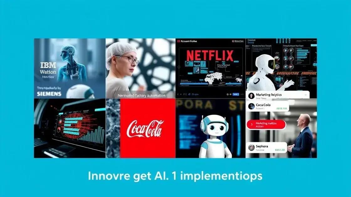 histórias de sucesso com a utilização da IA