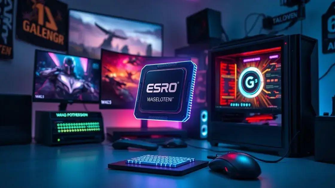 Impacto dos processadores em jogos e entretenimento