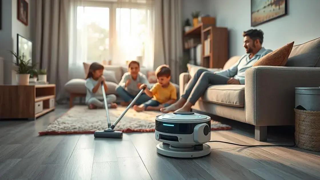 Impacto dos robôs autônomos na vida familiar