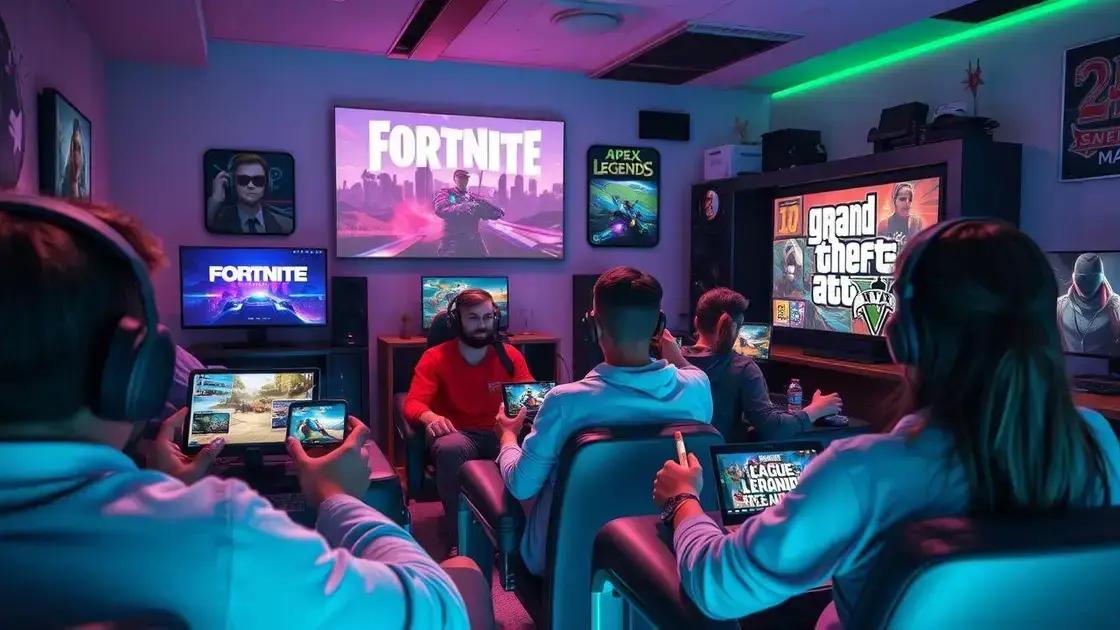 Jogos mais populares no cloud gaming