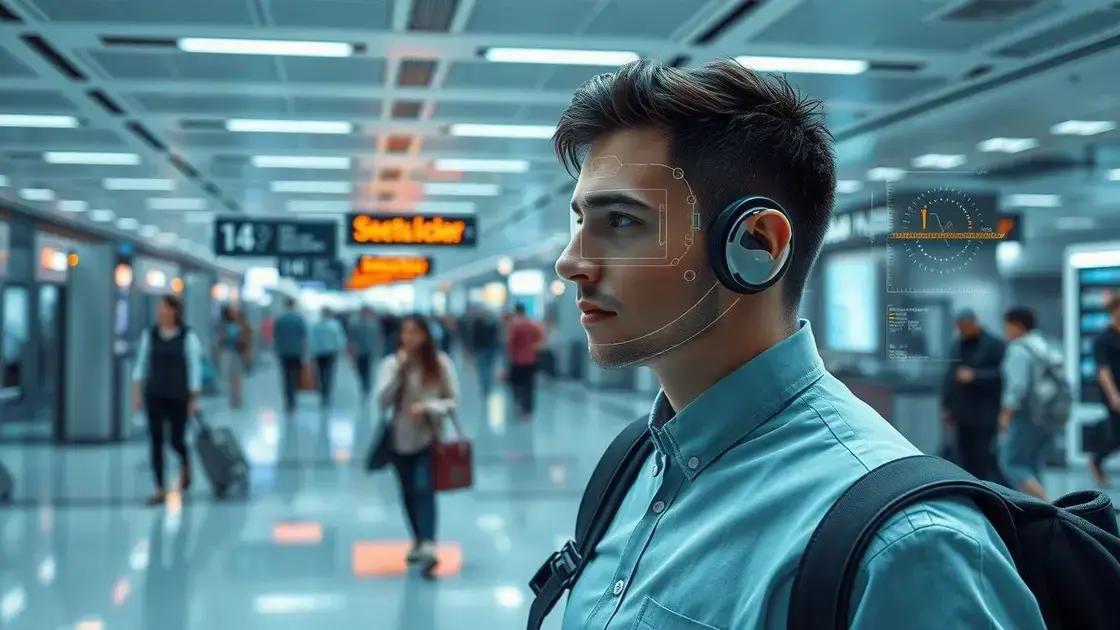 o futuro da biometria facial em aeroportos