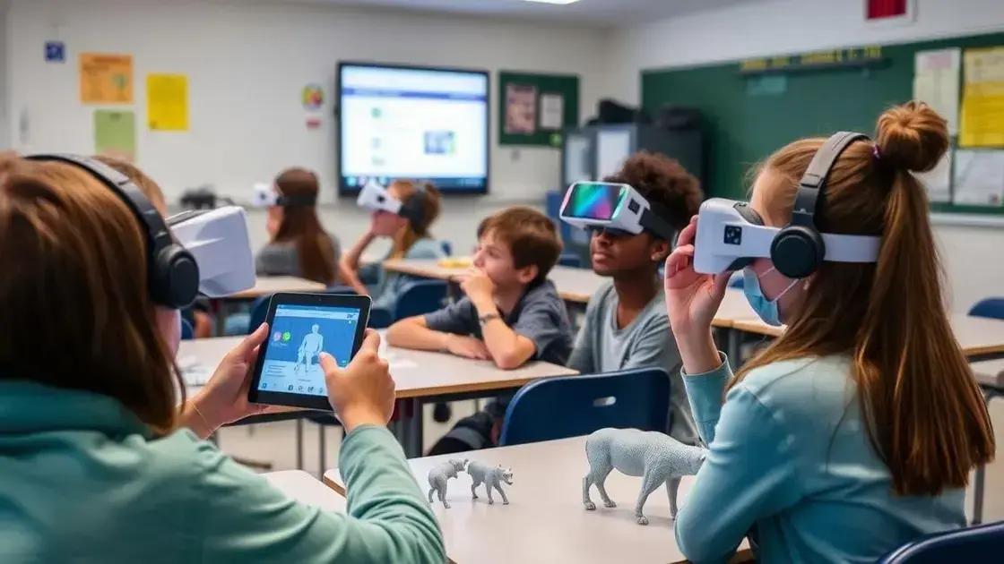O papel da AR na educação e treinamento
