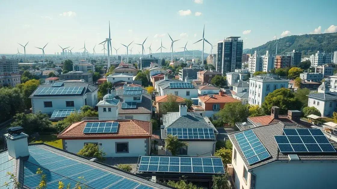 O papel das energias renováveis nas cidades