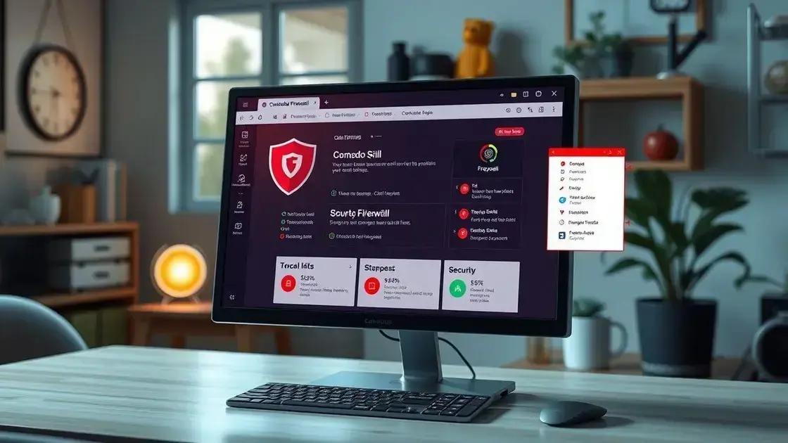 Principais funcionalidades do Comodo Firewall