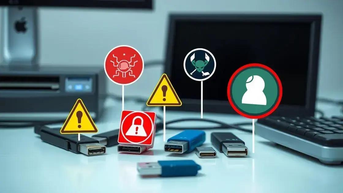 principais tipos de ameaças usb