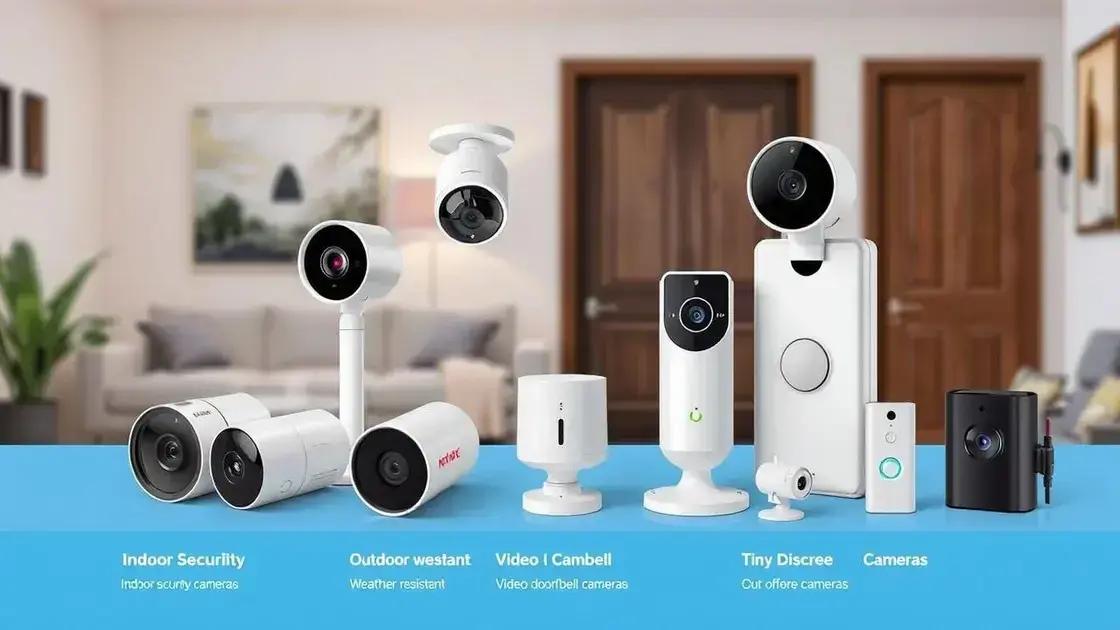 Principais tipos de câmeras inteligentes