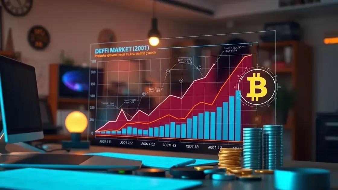 Projeções de crescimento do mercado DeFi
