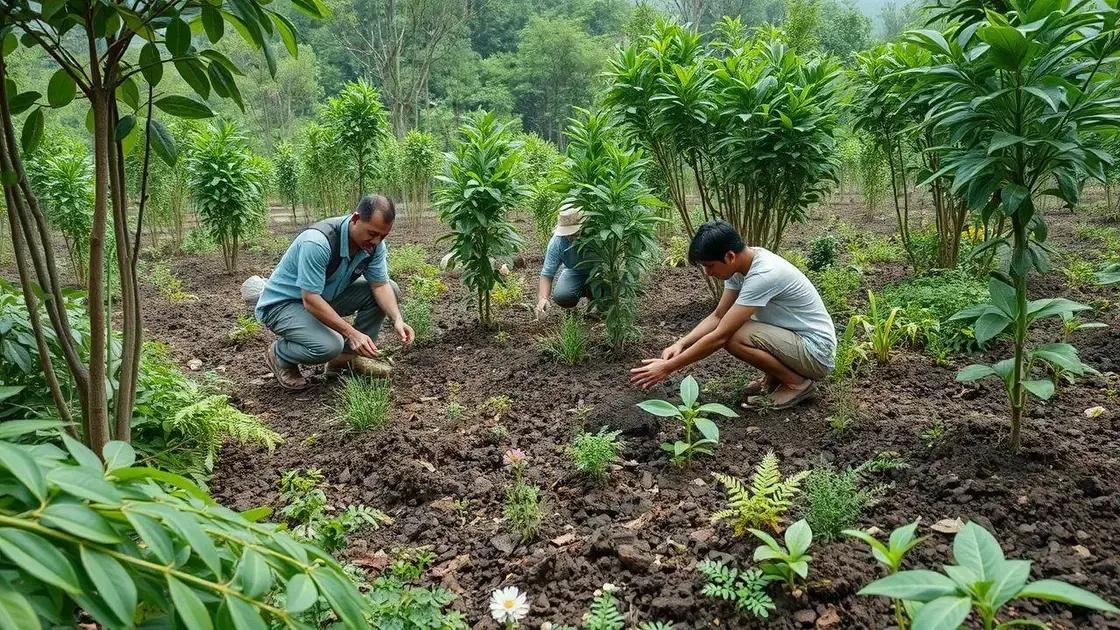 projetos de replantio sustentável