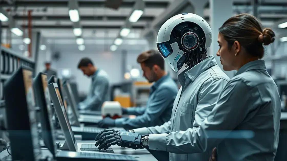 Robôs colaborativos no ambiente de trabalho