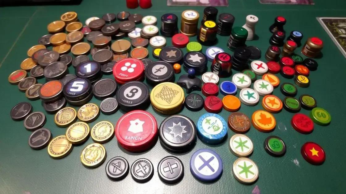Tipos de tokens usados em jogos