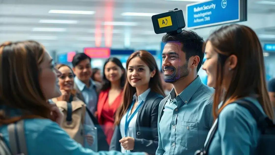 vantagens da biometria facial em aeroportos