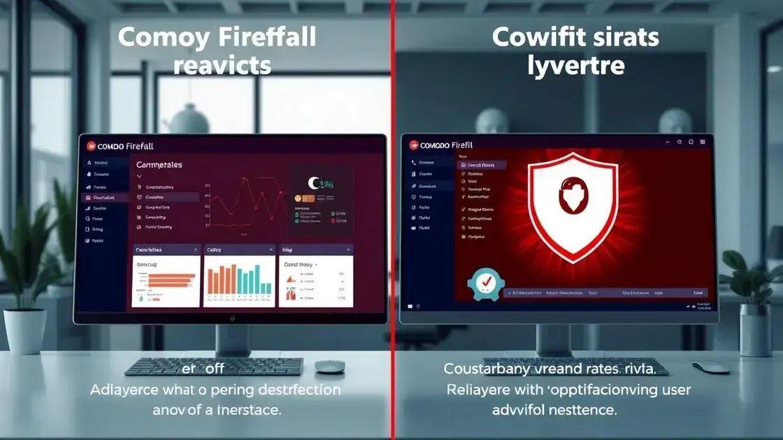 Vantagens do Comodo Firewall em comparação a concorrentes